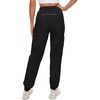 image:imageMicoson Womens Casual Quick Dry Hiking Cargo Pants Lightweight Zipper Pockets Sweatpants Elastic Waist Athletic Joggers