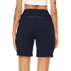 image:imageMicoson Womens Hiking Cargo Shorts Quick Dry Fit Golf Shorts High Waisted Athletic Travel Shorts with Zipper Pockets