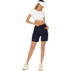 image:imageMicoson Womens Hiking Cargo Shorts Quick Dry Fit Golf Shorts High Waisted Athletic Travel Shorts with Zipper Pockets