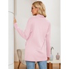 image:imageMicoson Womens Long Sleeve Open Front Cardigan Casual Loose Lightweight Cardigans with PocketsLight Pink