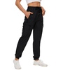 image:imageMicoson Womens Casual Quick Dry Hiking Cargo Pants Lightweight Zipper Pockets Sweatpants Elastic Waist Athletic Joggers